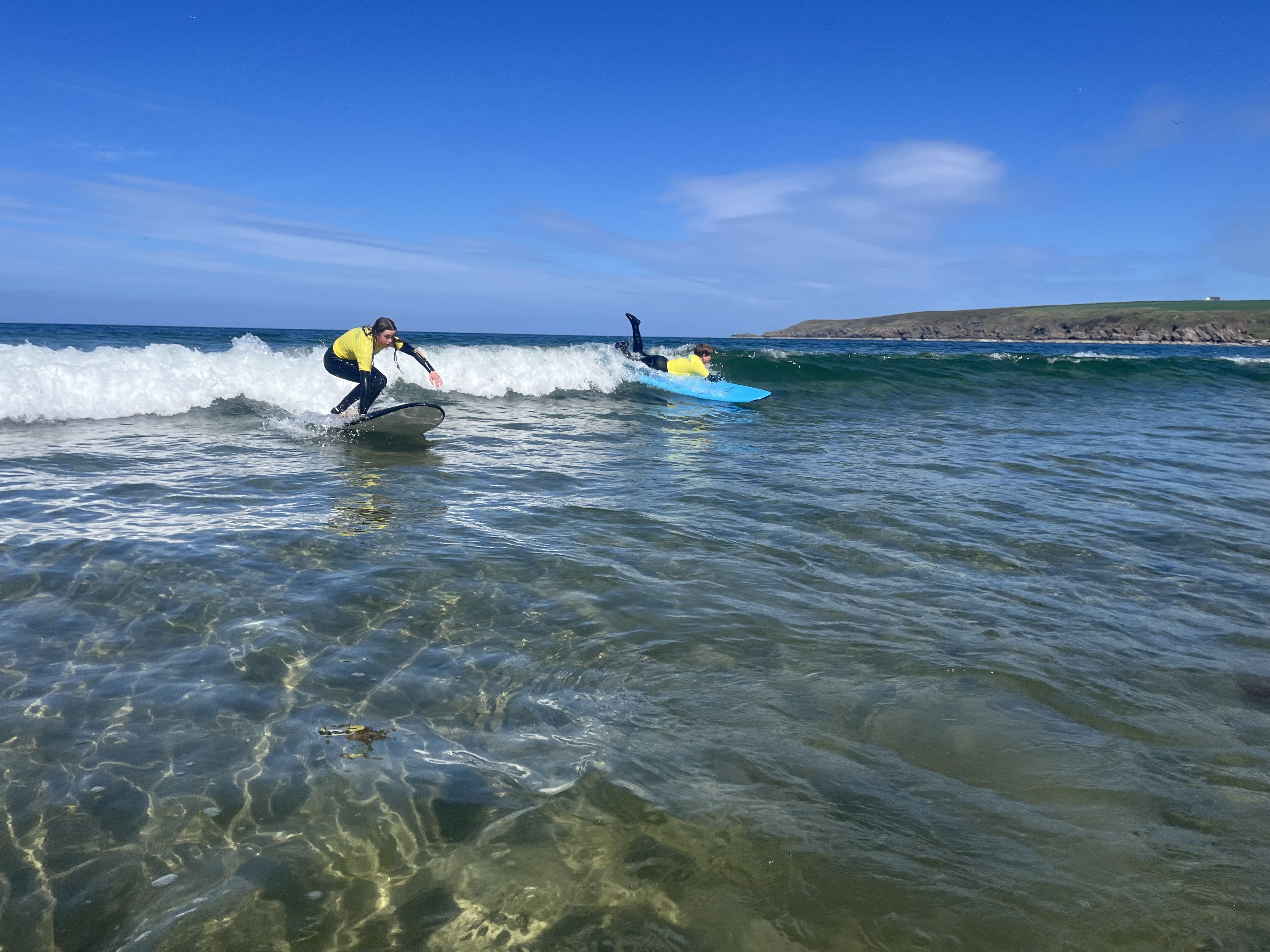 Learn to surf in a safe and fun environment in one of Scotland's best surf schools